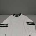 Girl's Sweatsuits Clothing Lounge Sets Athletic Sweatshirts and Sweatpants White 140