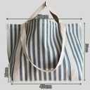 Multifunctional Large-Capacity Reusable Zebra Print Shopping Bag - Waterproof & Durable Material, Dual Handheld & Shoulder Strap Design with Inner Pocket, Stylish Foldable Grocery Tote