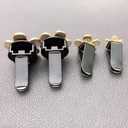 4 x Daisy Car Decoration Flower Air Vent Clip Air Conditioning Outlet Clip (4PCS-Black-No Scent)