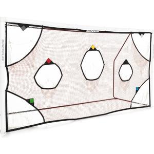 QuickPlay PRO Soccer Target Nets with 7 Scoring Zones Practice Shooting & Goal Shots | Portable Training Equipment | Soccer Frame Not Included