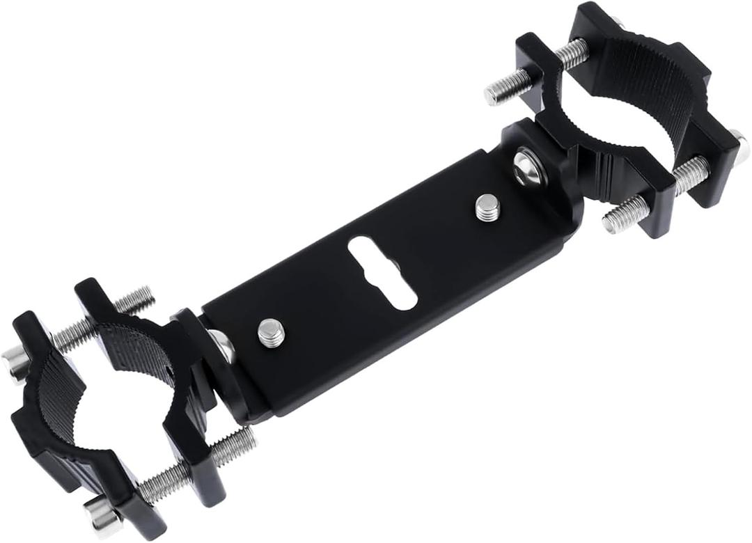 Motorcycle Spotlight Mounting Bracket, Adjustable Fork Light Clamp Expansion Mounting Holder Fit Motorcycle/ATV/UVT (1.26-2.16 inch)