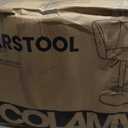 COLAMY Bar Stools Set of 4, Modern Swivel Bar Chairs, Adjustable Upholstered Barstools Counter Height with Full Backrest for Bar, Dining Room, Kitchen Island, Beige