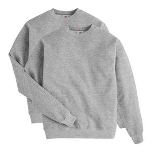 Hanes Men's Big and Tall ComfortBlend Sweatshirt, Light Steel, 3X-Large
