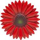 EASICUTI Red Sunflower Metal Flowers Wall Decor Metal Wall Art Decorations Hanging For Indoor Outdoor Home Bathroom Kitchen Room Bedroom Living Room Garden Patio Porch 6 Inch (Red)