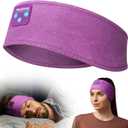 Perytong Sleep Headphones Tech Gadgets Bluetooth Headband for Women Headband Headphone with Ultra-Thin HD Speakers & Mic, Perfect for Sleeping Yoga Running Workout Travel Sports Unique Gifts