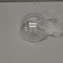 Super Z Outlet Clear Plastic Acrylic Bath Bomb Mold Shells Molding Balls Kit (120mm, 12 Pack)