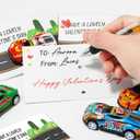 2 x Valentine's Gifts for Kids - Valentine's Day Cards for Kids School, 24-Pack Racing Cars for Classroom Prizes for Boys Girls, Classroom Exchange, Toddler Class Gift, Party Favors, Goodie Bags Stuffers