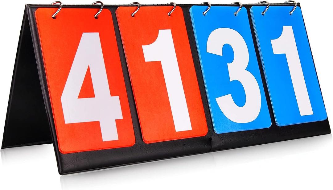  Scoreboard Score Keeper Score Flipper for Basketball Tennis Sports