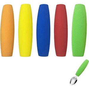 5 Pack Foam Grip Tubing Adaptive Utensils Grip Tubing Arthritic Hands Gadgets Grips for Elderly, Disabled, Arthritis, Parkinson (Color Mixing)