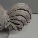 Rooster Statue Chicken Figurine Cement Rooster Figurine Figurines Artwork for Outdoor, Backyard, Patio and Home Kitchen Decoration