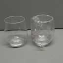 18oz Clear Stemless Wines Cups (Set of 6), Shatter-Proof Acrylic Glasses Drinkware, Reusable Plastic Bar Glasses, BPA-Free, Dishwasher-Safe