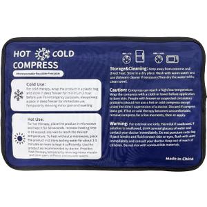 Gel Soft Flexible Ice Pack for Injuries - 1 Pack (Medium 7.5" x 11.5") Reusable Hot & Cold Compress for Pain Relief, Freezer Cold Pack for Hip, Shoulder, Knee - Cooling Gel Pad for Swelling, Bruises