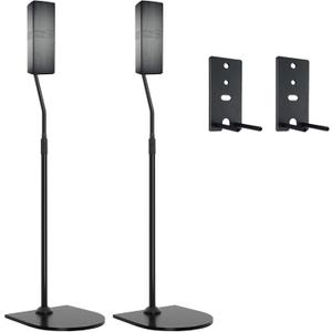Adjustable Stand for Bose Speaker Stands, for OmniJewel Lifestyle 650, Surround Speaker 700, Floor Speakers Stands for Bose Floor Stand, with OmniJewel Bracket, Black (Pack of 2)