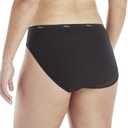 Hanes women's Hi-Cut Panties Pack, Lightweight Cotton Hi-Cuts, 6-Pack (Retired, Colors May Vary) (L)