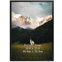 Giftgarden 19.7x27.6 Puzzle Frame Black, 50x70cm Picture Frame for 1000 Pieces Puzzles Wall Display, Single