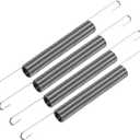 uxcell 0.9mm Wire Diax10mm ODx120mm Length Spring Steel Tension Spring 10pcs