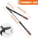 AIRAJ 26-39'' Extendable Anvil Loppers,Heavy Duty Branch Cutter up to 2.75'' Cut Capacity, Tree Trimmer with Compound Action,Tree Prune with Spare Blade,Pruning Shear for Gardening