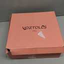 VOZTOLLS Women's Knee High Suede Boots for Women Wide Calf Square Toe Stiletto Heels Tall Boots Pull on High Heel Long Booties Brown Size 7.5