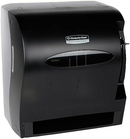 Kimberly Clark Professional Levermatic Roll Paper Towels Dispenser (09765), Manual, Smoke (Black)
