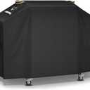 KINGLY Griddle Cover for Blackstone 36 inch Griddle with Hood,Rip-Proof Heavy Duty Material,Waterproof UV & Fade Resistant,Flat Top Gas Grill Cover with Velcro Strap and Air Vent