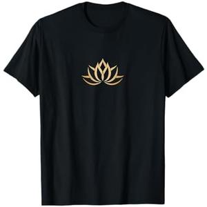 Lotus, Flower, Buddhism Spirituality Namaste Enlightenment T-Shirt L