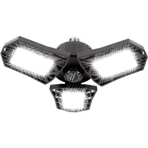 LED Garage Light - 6000 Lumen 6500K Daylight 60W, Three Leaf Led Garage Ceiling Lights (60W 1-Pack)