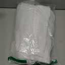 Lecloud Bessie White Curtains 63 Inch Length 2 Panels, Light Filtering Curtains for Bedroom, Faux Linen Textured Window Drapes with Rod Pocket, Window Treatments for Living Room, Each 40 W x 63 L