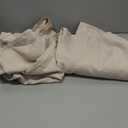 Fitable Faux Linen Beige Tablecloths 2 Pack, Faux Burlap Fabric Table Clothes for Rectangle Tables, Rustic Wrinkle-Proof Table Covers for Kitchen Dining, Party, Farmhouse, Baby Shower (54 x 78 Inch)