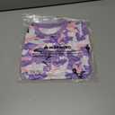 WIQI Toddler Baby Girl Clothes Cute Print Long Sleeve Pullover Sweatshirt Pants Fall Outfits Set (12-18 Months, Purple)