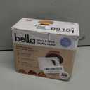 bella Snack-n-Store Mini Waffle Maker, EverGood Ceramic Nonstick Coating, Cord Wrap, Ready Indicator Light & Cool Touch Handles, Stackable Design & Customizable Plates, 400 Watt, Blossom