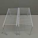 Kitchen Shelves, Cabinet Organization Mini Storage Shelf, White,Set of 2