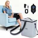 Cold Therapy Machine with Programmable Timer, Portable Ice Machine for Knee After Surgery, Cryotherapy Pain Relief with Compression Pad