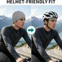 3-Pack Cooling Skull Caps for Men & Women, Soft Nylon Breathable 3D Mesh Helmet Liner, Moisture Wicking Cycling Cap
