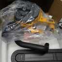 16 Inch Electric Chainsaw Compatible with Dewalt 20V/60V MAX Battery (Tool Only), Brushless Cordless Chainsaw with Auto Oiler, Battery Level Screen, 3 Chains, Handheld Pruning Saw for Tree Branch (Yellow-black-16)