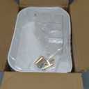 Makeup Organizer with Drawers, Skincare Organizer for Vanity, Storage Box with Handle, Large Cosmetic Display case for Dresser, Bathroom Countertop (White)