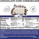 Power Crunch Protein Wafer Bars, High Protein Snacks with Delicious Taste, Chocolate Chip Cheesecake, 1.4 Ounce (12 Count)