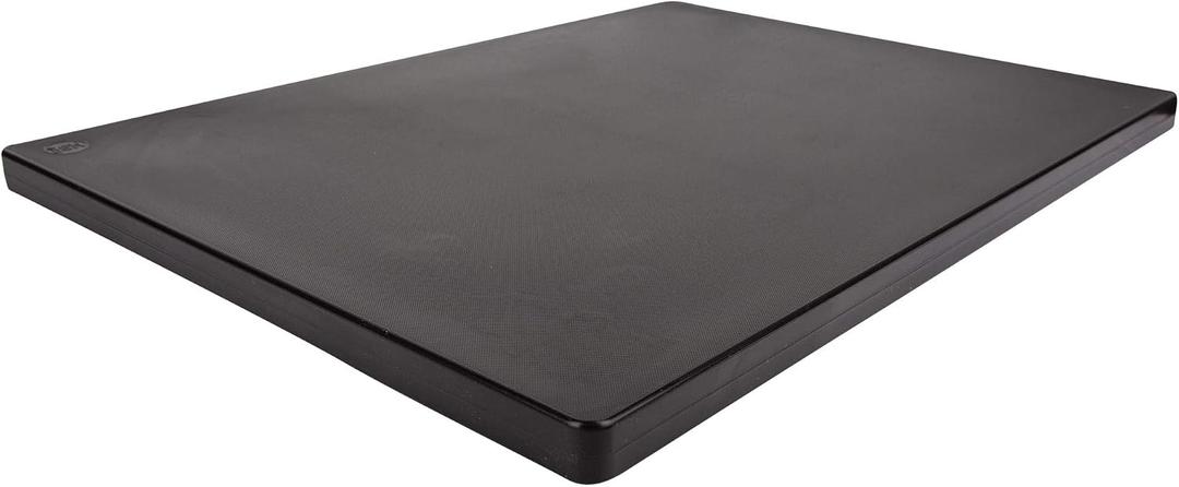 Thick Black Cutting Board 24x18 Extra Large 1" HDPP Plastic for Restaurants and Professional Kitchens, NSF Stamped - 13 lb