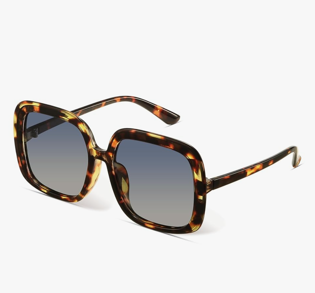 miyya Oversized Polarized Sunglasses Women, Trendy Retro Sun Glasses for Women 2025, Oversized Shades