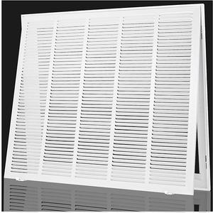 30x24 Return Air Grille,Air Return Vent Cover for 30"Wx24"H Duct Opening
Steel Return Air Filter Grille HVAC Vent Cover for Wall Ceiling,Removable Door Hold 1"Thick Filter,Outer Size 32 5/8"x26 5/8"