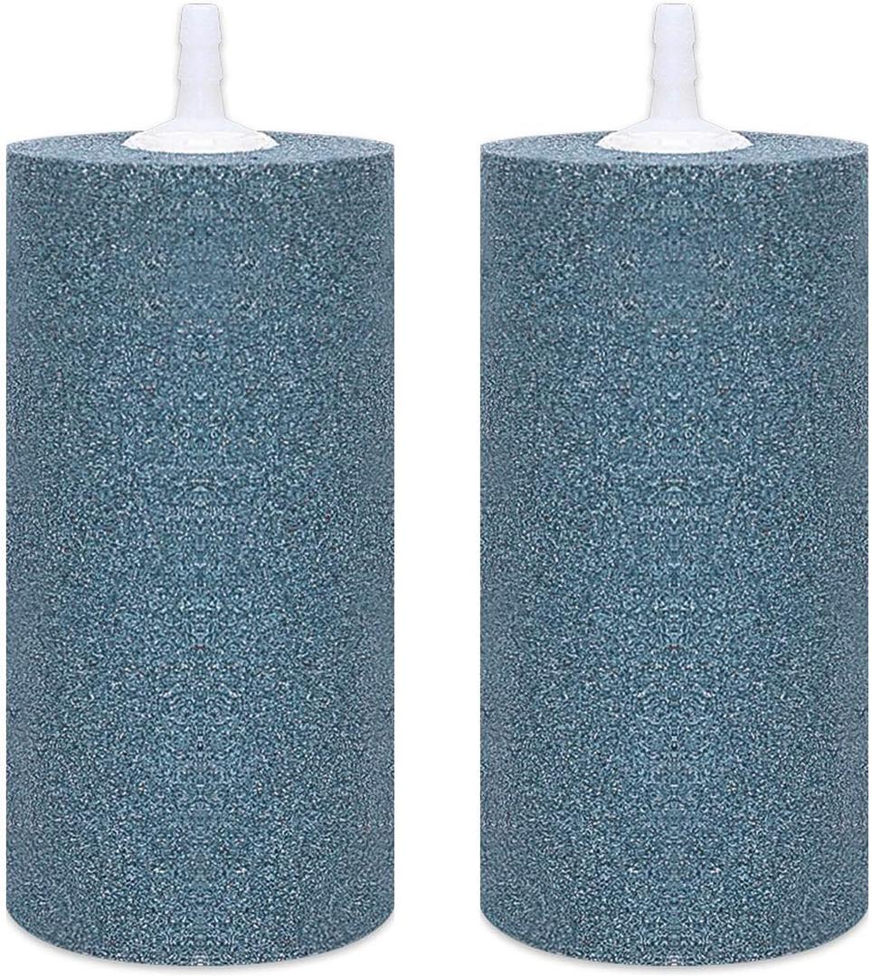 VIVOSUN Air Stone 2PCS 4 x 2 Inch Large Air Stone for Aquarium, Fish Tank and Hydroponics Air Pump