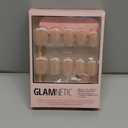 Glamnetic Press On Nails - La Perle | Semi-Transparent Squoval French Tip Nails, Salon Quality | 15 Sizes - 30 Nail Kit with Glue