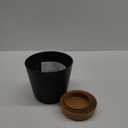 GARDIFE Plant Pots 7/6.5/6/5.5/5 Inch Self Watering Planters with Drainage Hole, Plastic Flower Pots, Nursery Planting Pot for All House Plants, African Violet, Flowers, and Cactus,Black