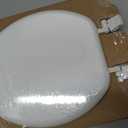Bemis 400TTA Economy Durable Wood Toilet Seat, Made in USA, Round, White