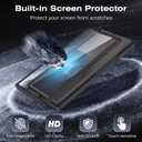 Ruky for Z-Fold 7 Case, [Compatible with MagSafe] with Built-in Screen Protector & Hinge Protection, Protective Translucent Hard Magnetic Magnet Phone Case for Samsung Galaxy Z Fold 7, Black
