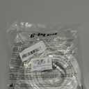 G-PLUG 15FT RG6 Coaxial Cable Connectors Set - High-Speed Internet, Broadband and Digital TV Aerial, Satellite Sky Cable Extension- Weather-Sealed Double Rubber O-Ring and Compression Connectors White