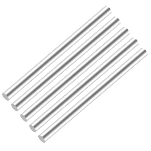 YTKavq Stainless Steel Round Rod，1/2"(12.7mm) Diameter 8"(200mm) Length 304 Stainless Steel Metal Rods for Crafts,DIY, Industry, Decoration(4 pcs)