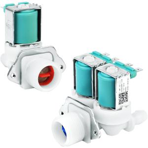 DC62-30312J & DC62-30314K Washer Cold and Hot Side Water Valve Set Replacement for Kenmore Samsung Washer Parts,Replace DC62-30314H 1810145 AP4204535,for Samsung Washing Machine Water Inlet Valve