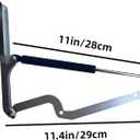 2 Pack Lid Piston Shock Hinge Support Gas Strut for Keter Deck Box Hinges, Replacement Parts for Keter Storage