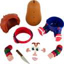 Poptaters Chucky 4" Collectable Toy Figure with 14 Interchangeable Pieces & Surprise Part - Toys for Kids & Adults - Horror Fans - Ages 8+