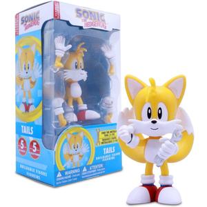 Sonic The Hedgehog Tails 4 Buildable Action Figure (Tails Series 2)  Official Just Toys Collectible with Interchangeable Parts & Accessories Like The Chaos Emerald and Rings